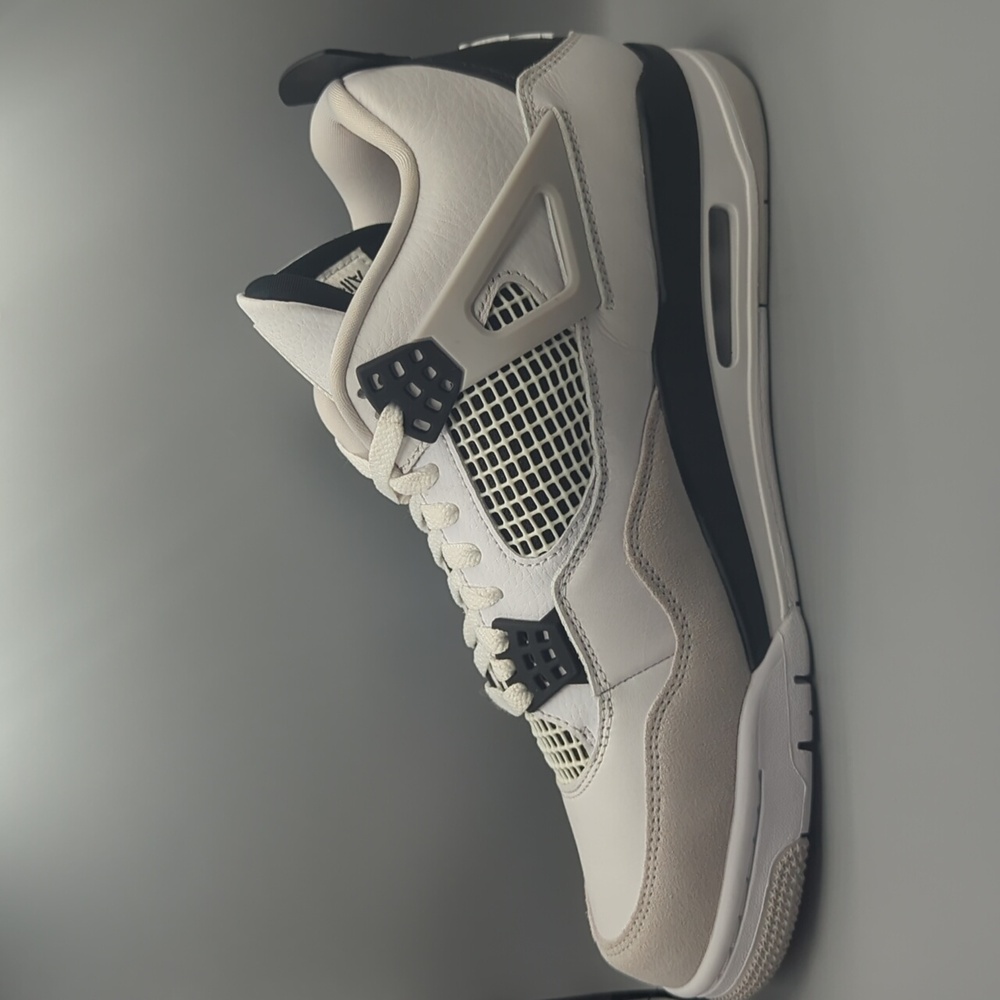 Men's size 10 Jordan 4 Military Black - Picture 12 of 15